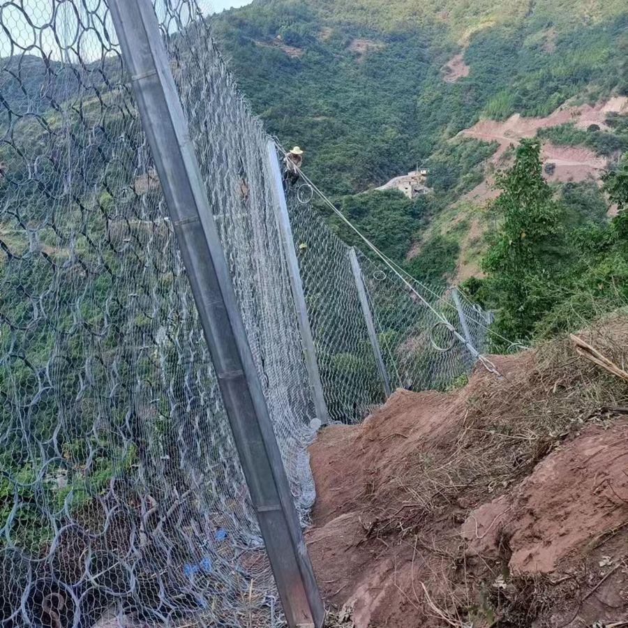 被動防護網安裝步驟